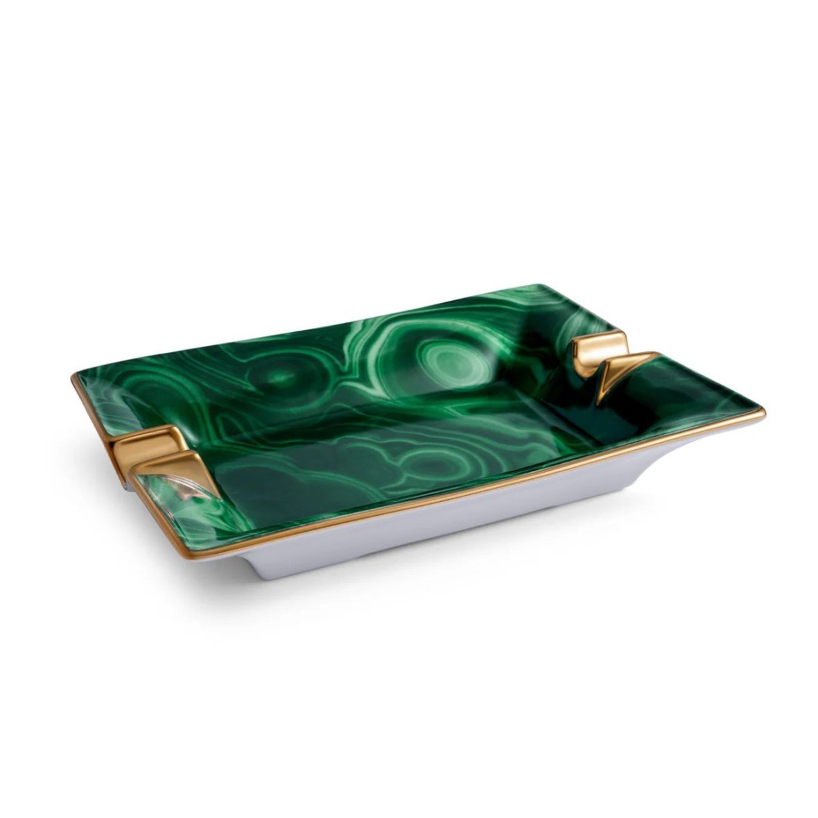 malachite-ashtray