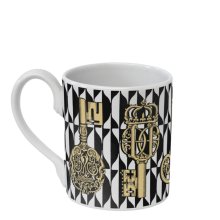 fornasetti-mug-chiavi-gold-and-losanghe-black-white