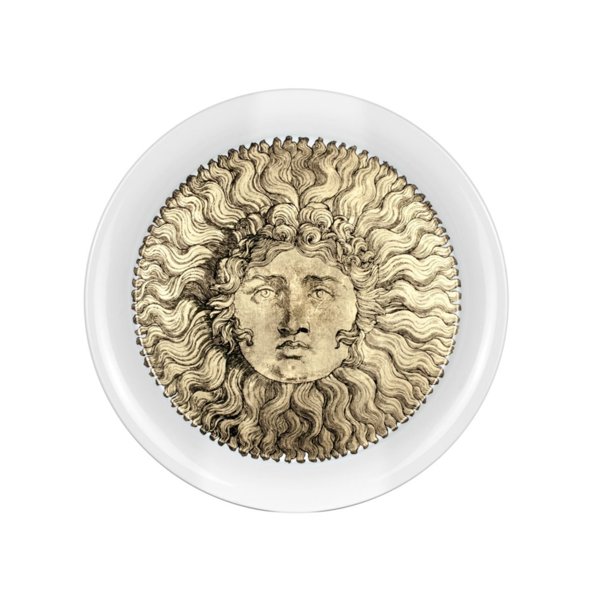 fornasetti-tray-diam-40-re-sole-gold-white